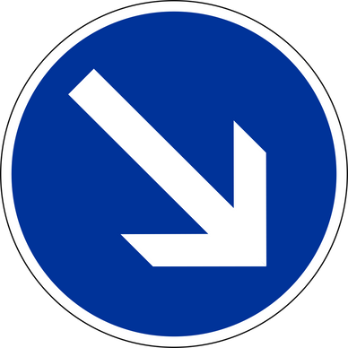 Arrow Road Sign